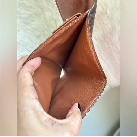 💃LOUIS VUITTON Monogram Porte Tresor Trifold Wallet Brown - Picture 10 of 13